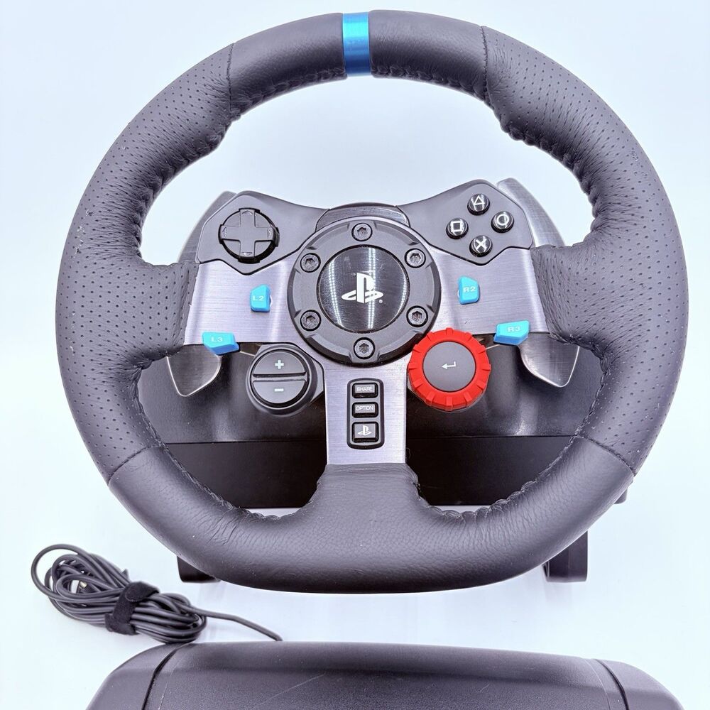 Logitech G29 Driving Force Racing Wheel & Floor Pedals PS5 PS4 PC Tested - Picture 3 of 8